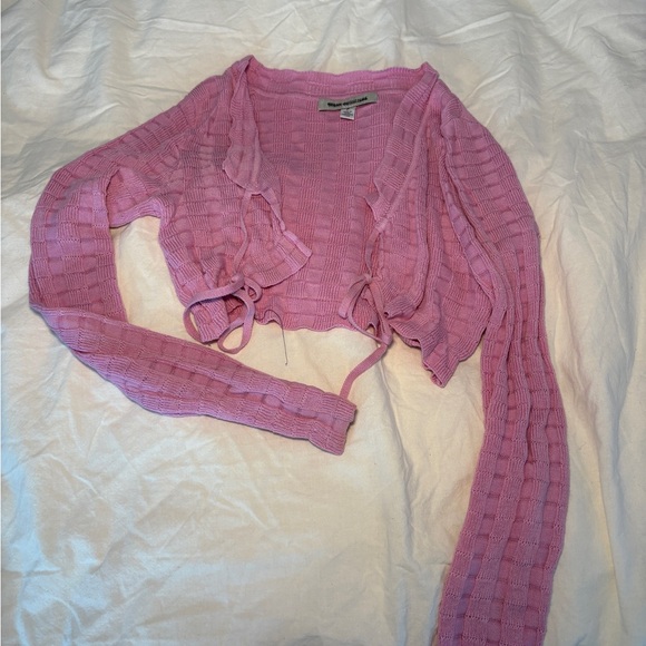 BDG Sweaters - BDG Pink Women's Cardigan Sweater